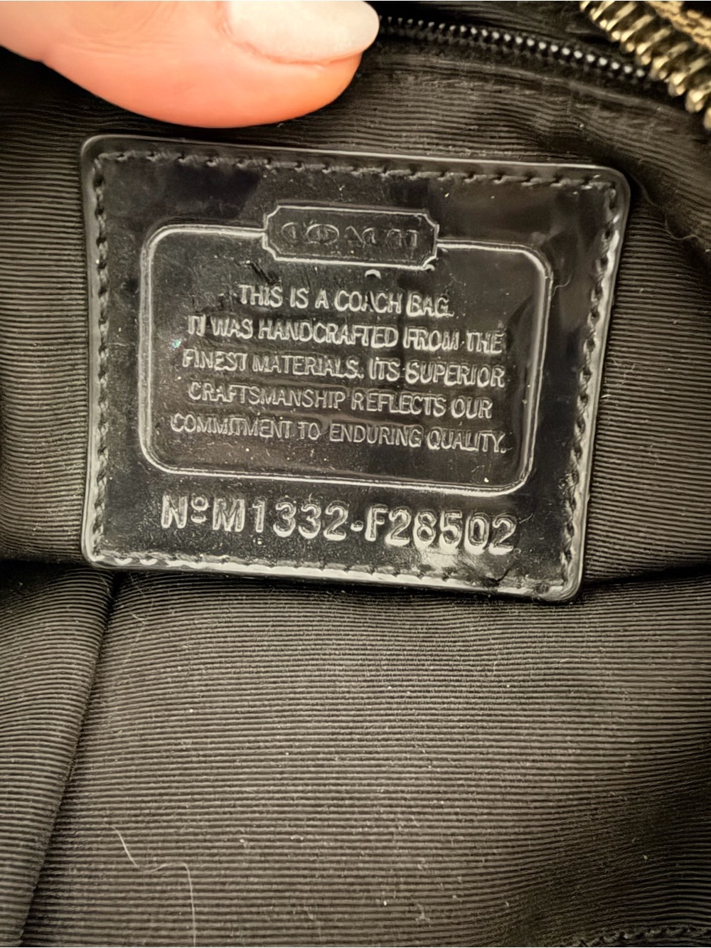 Coach Signature Canvas Crossbody Bag in Black and gray - Picture 3 of 5